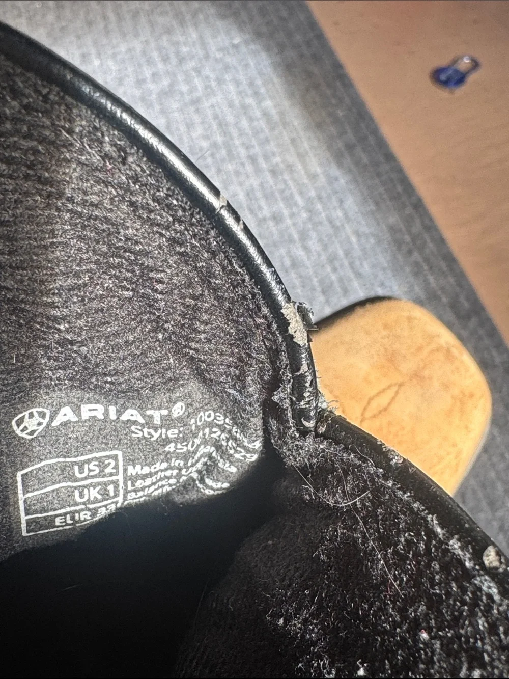Ariat Kids Two-Tone Western Boots — Brown & Black with Green Stitching